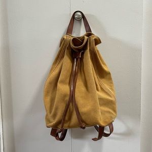Madewell Mustard Canvas Backpack